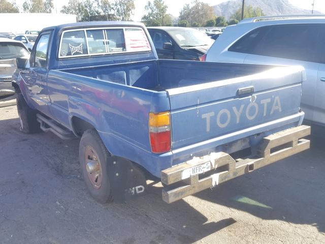 JT4RN64D2G5008087 - 1986 TOYOTA PICKUP RN6 BLUE photo 3