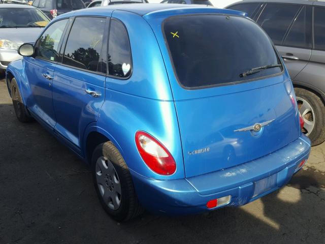 3A8FY48BX8T132853 - 2008 CHRYSLER PT CRUISER BLUE photo 3