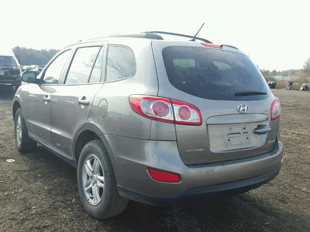 5XYZG3AB1BG031307 - 2011 HYUNDAI SANTA FE G GRAY photo 3