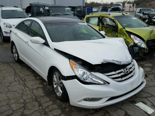 5NPEC4AC7DH511114 - 2013 HYUNDAI SONATA SE WHITE photo 1