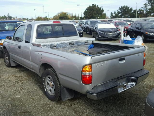 5TEVL52N01Z833477 - 2001 TOYOTA TACOMA XTR SILVER photo 3