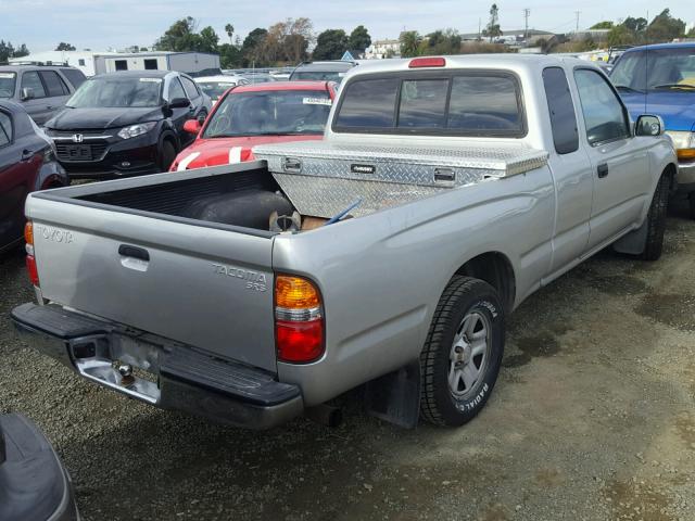 5TEVL52N01Z833477 - 2001 TOYOTA TACOMA XTR SILVER photo 4