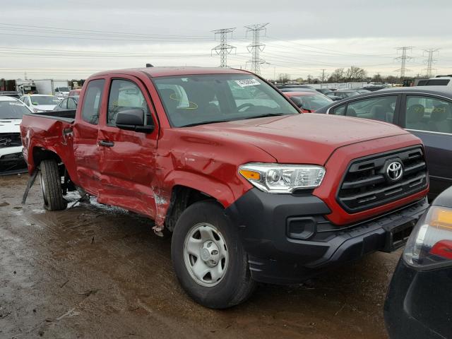 5TFRX5GN8GX061390 - 2016 TOYOTA TACOMA ACC RED photo 1