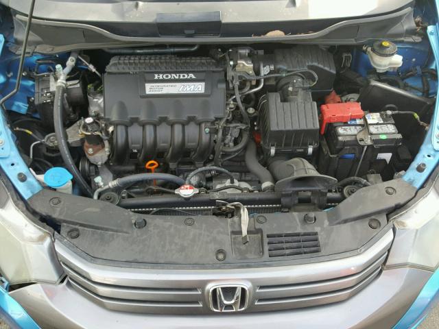 JHMZE2H52AS003328 - 2010 HONDA INSIGHT LX BLUE photo 7