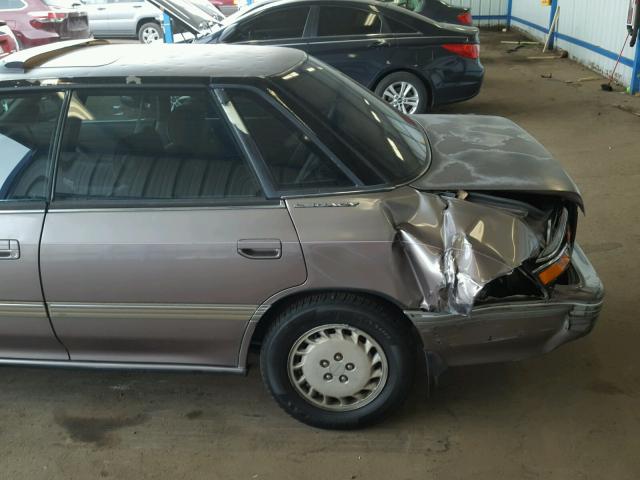 JF2BC65C6LH640856 - 1990 SUBARU LEGACY LS TAN photo 9