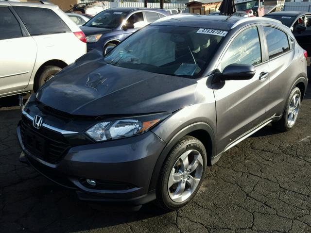 3CZRU5H79HM724301 - 2017 HONDA HR-V EXL GRAY photo 2