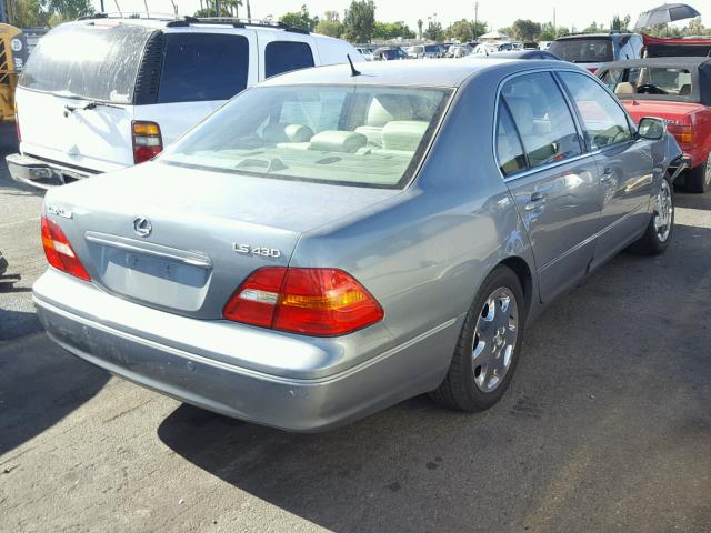 JTHBN30F620079367 - 2002 LEXUS LS 430 GRAY photo 4