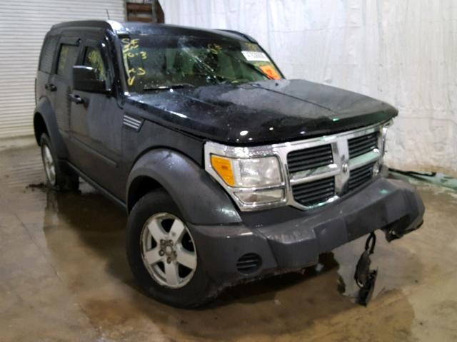 1D8GU28K17W530863 - 2007 DODGE NITRO SXT BLACK photo 1