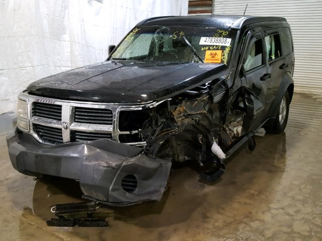 1D8GU28K17W530863 - 2007 DODGE NITRO SXT BLACK photo 2