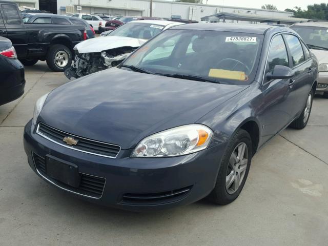 2G1WB58KX81302136 - 2008 CHEVROLET IMPALA LS GRAY photo 2