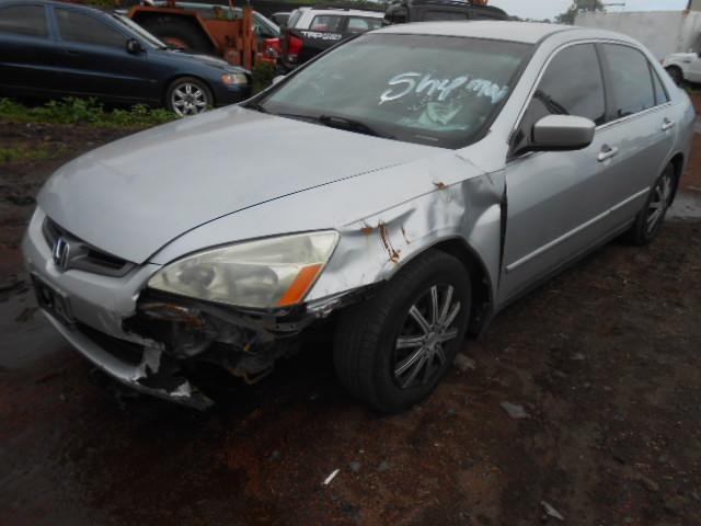 1HGCM56455A022510 - 2005 HONDA ACCORD LX SILVER photo 1