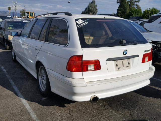 WBADS43422GD86755 - 2002 BMW 525 IT AUT WHITE photo 3