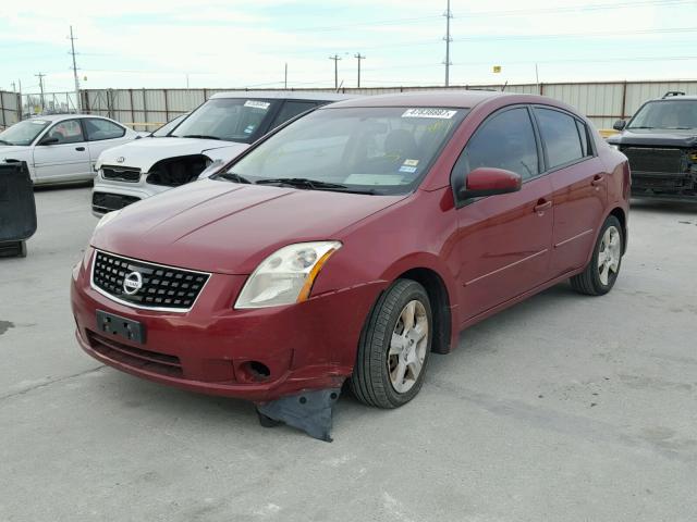 3N1AB61E38L647442 - 2008 NISSAN SENTRA 2.0 RED photo 2