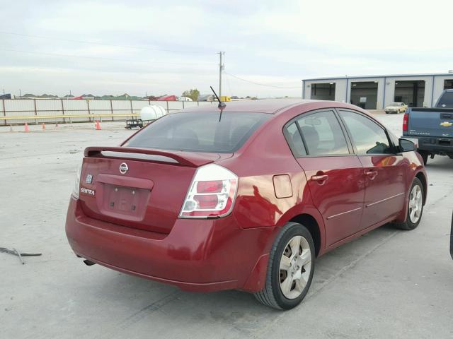 3N1AB61E38L647442 - 2008 NISSAN SENTRA 2.0 RED photo 4