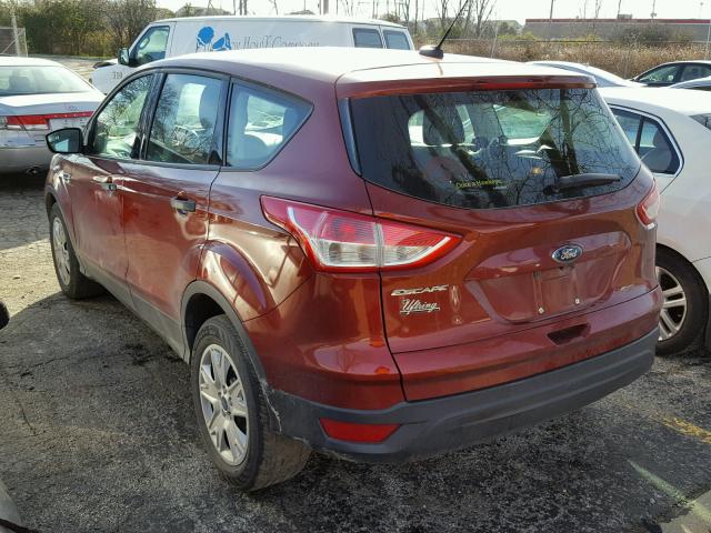 1FMCU0F73EUB94282 - 2014 FORD ESCAPE S ORANGE photo 3