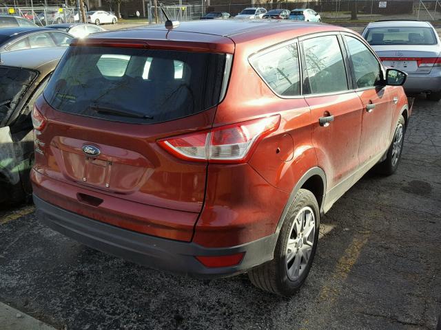 1FMCU0F73EUB94282 - 2014 FORD ESCAPE S ORANGE photo 4