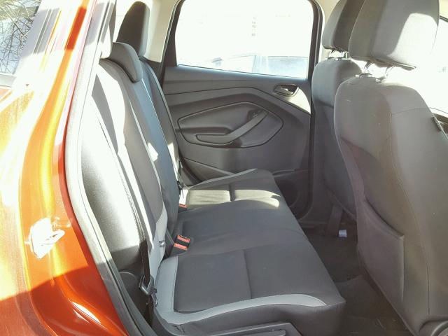 1FMCU0F73EUB94282 - 2014 FORD ESCAPE S ORANGE photo 6