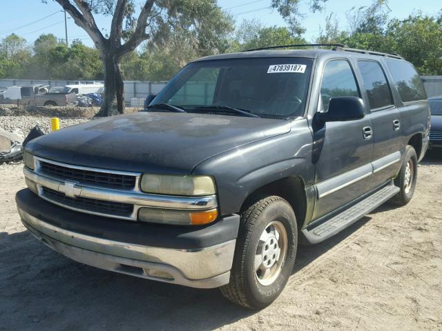 3GNEC16Z03G175543 - 2003 CHEVROLET SUBURBAN C BLACK photo 2