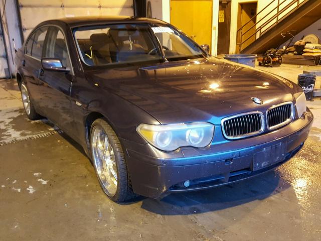 WBAGL63483DP62834 - 2003 BMW 745 I BLUE photo 1