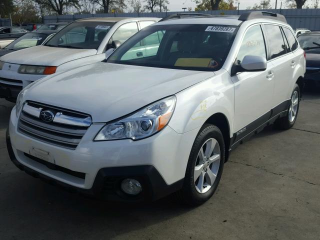 4S4BRBDC6E3289689 - 2014 SUBARU OUTBACK 2. WHITE photo 2