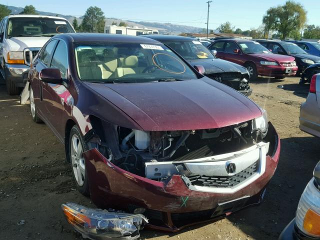 JH4CU2F67AC029406 - 2010 ACURA TSX BURGUNDY photo 1