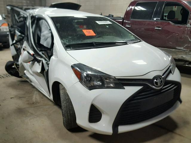 VNKKTUD32GA065262 - 2016 TOYOTA YARIS L WHITE photo 1