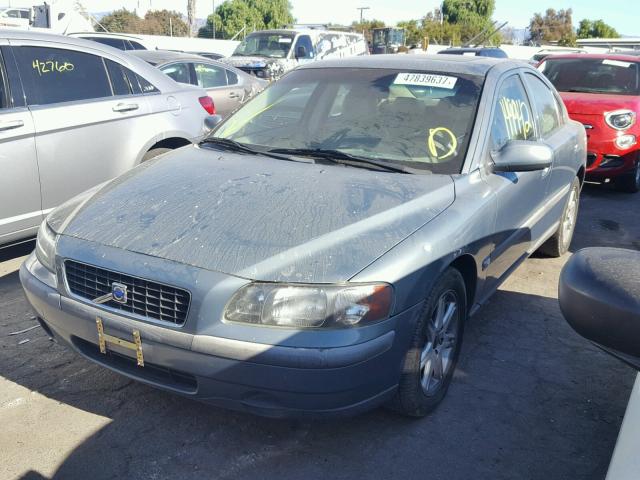 YV1RS61R422186788 - 2002 VOLVO S60 BLUE photo 2