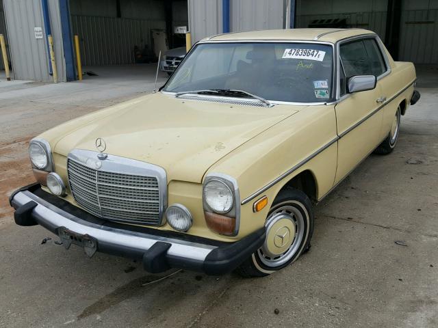 11407312103664 - 1974 MERCEDES-BENZ 280 YELLOW photo 2