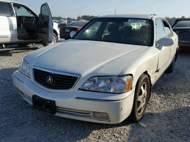 JH4KA9656YC008741 - 2000 ACURA 3.5RL WHITE photo 2