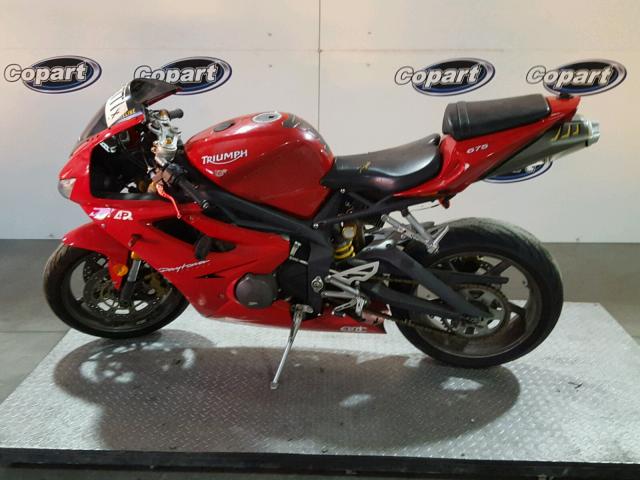 SMTD00NS67J308081 - 2007 TRIUMPH MOTORCYCLE DAYTONA 67 RED photo 9