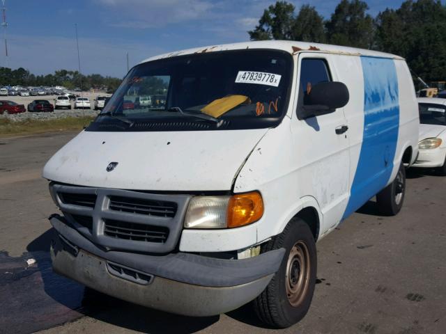 2B7KB31Y1YK137788 - 2000 DODGE RAM VAN B3 WHITE photo 2