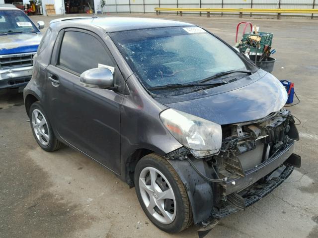 JTNJJXB01CJ014166 - 2012 TOYOTA SCION IQ GRAY photo 1