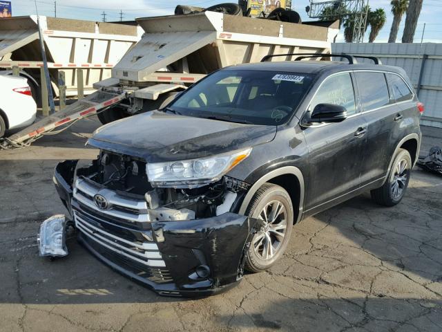 5TDZZRFH2HS207822 - 2017 TOYOTA HIGHLANDER BLACK photo 2