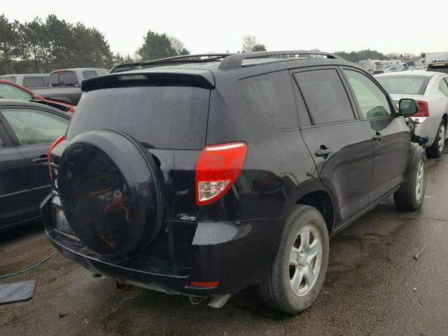 JTMBK33V575035030 - 2007 TOYOTA RAV4 BLACK photo 4