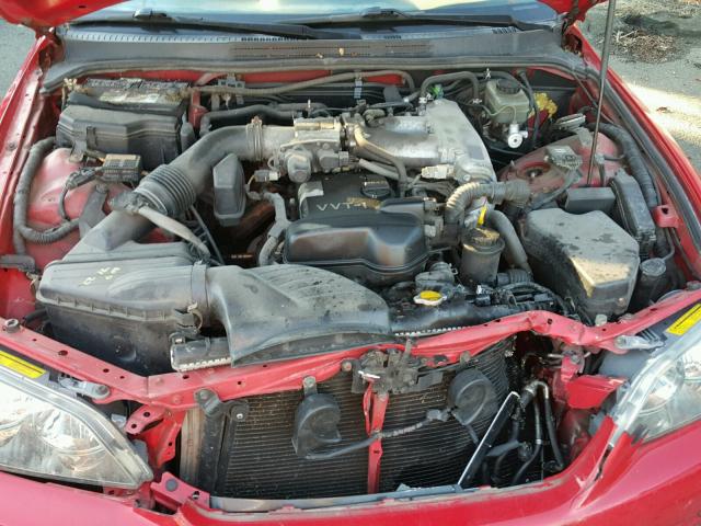 JTHBD192830065950 - 2003 LEXUS IS 300 RED photo 7