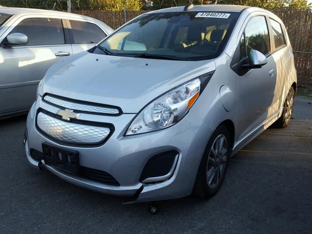 KL8CL6S07FC730167 - 2015 CHEVROLET SPARK EV 2 SILVER photo 2