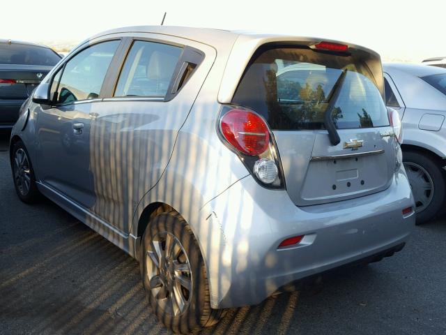 KL8CL6S07FC730167 - 2015 CHEVROLET SPARK EV 2 SILVER photo 3