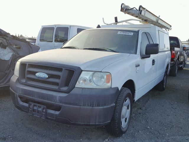 1FTRF12268KB87609 - 2008 FORD F150 WHITE photo 2