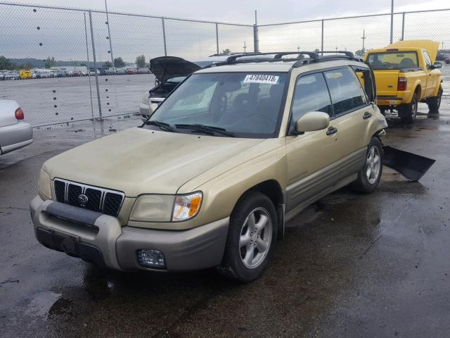 JF1SF65581H702087 - 2001 SUBARU FORESTER S GREEN photo 2