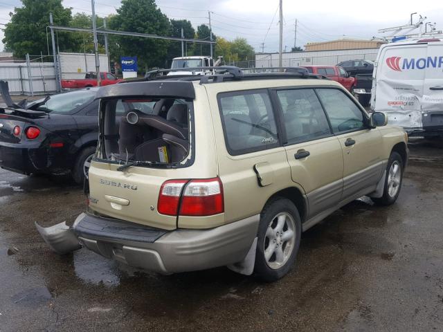 JF1SF65581H702087 - 2001 SUBARU FORESTER S GREEN photo 4
