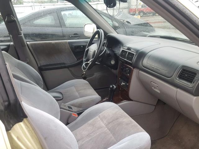 JF1SF65581H702087 - 2001 SUBARU FORESTER S GREEN photo 5