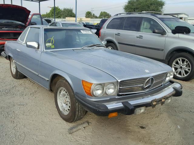 WDBBA45A8BB001854 - 1981 MERCEDES-BENZ 380 SL BLUE photo 1