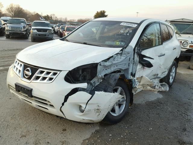 JN8AS5MV9CW357636 - 2012 NISSAN ROGUE S WHITE photo 2