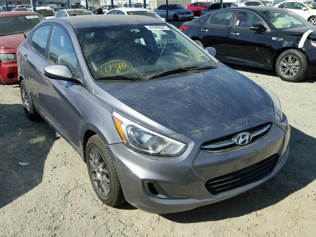 KMHCT4AE9FU887939 - 2015 HYUNDAI ACCENT GLS GRAY photo 1