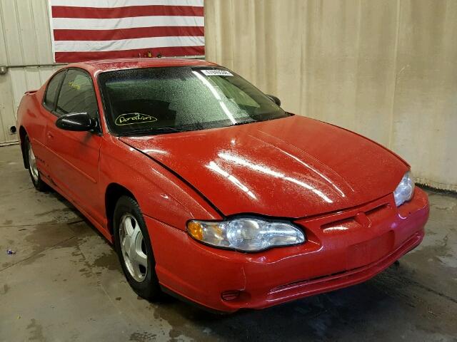 2G1WX12K239332213 - 2003 CHEVROLET MONTE CARL წითელი ფოტო 1