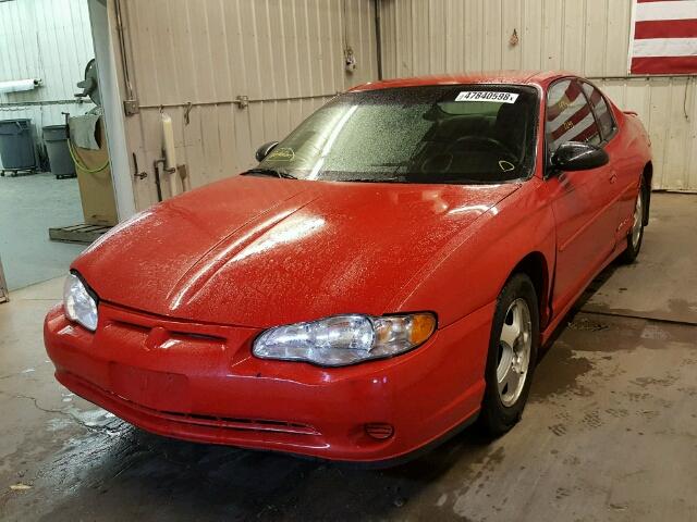 2G1WX12K239332213 - 2003 CHEVROLET MONTE CARL წითელი ფოტო 2