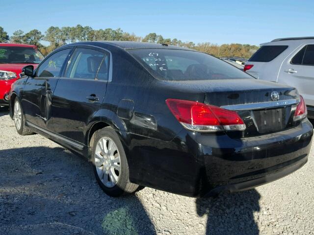 4T1BK3DB1BU405789 - 2011 TOYOTA AVALON BAS BLACK photo 3
