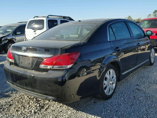 4T1BK3DB1BU405789 - 2011 TOYOTA AVALON BAS BLACK photo 4