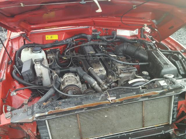 1J4FT27S9PL646399 - 1993 JEEP CHEROKEE RED photo 7