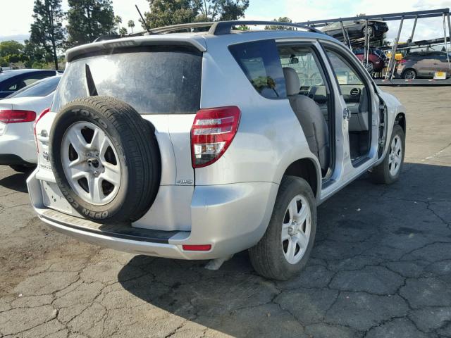 2T3BF4DV1AW080314 - 2010 TOYOTA RAV4 SILVER photo 4